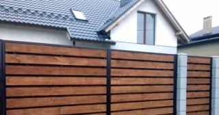 Купить распашные ворота деревянные Мелеуз, цена от 2700 руб.